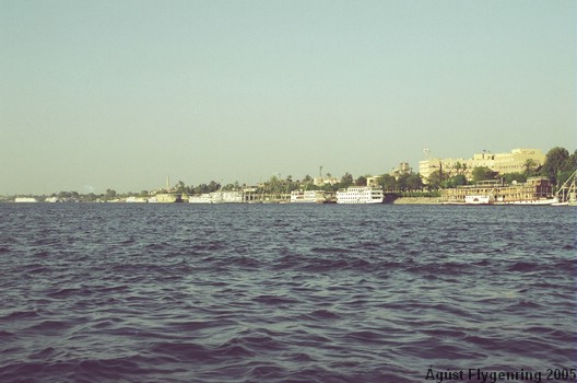 Sailing over the Nile in Luxor