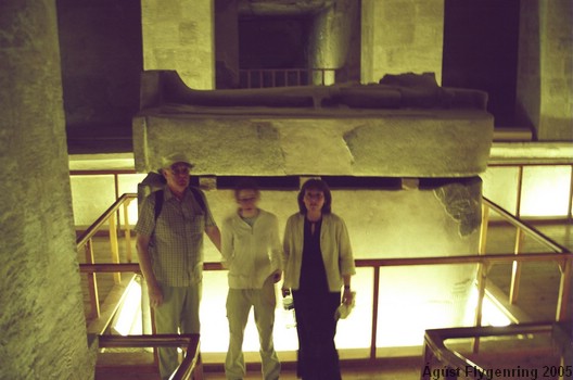 In a tomb, Valley of the Kings